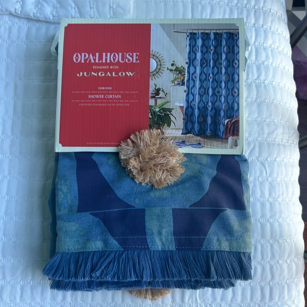Opalhouse x Jungalow shower curtain